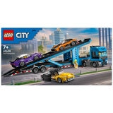 LEGO CIty Car Transporter Truck With Sports Cars 60408