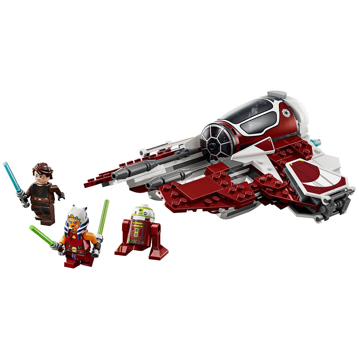 LEGO Star Wars Ahsoka’s Jedi Interceptor Starfighter Building Toy 75401