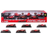 Maisto 1:43 Formula Racing Die Cast 6 Pack Ferrari