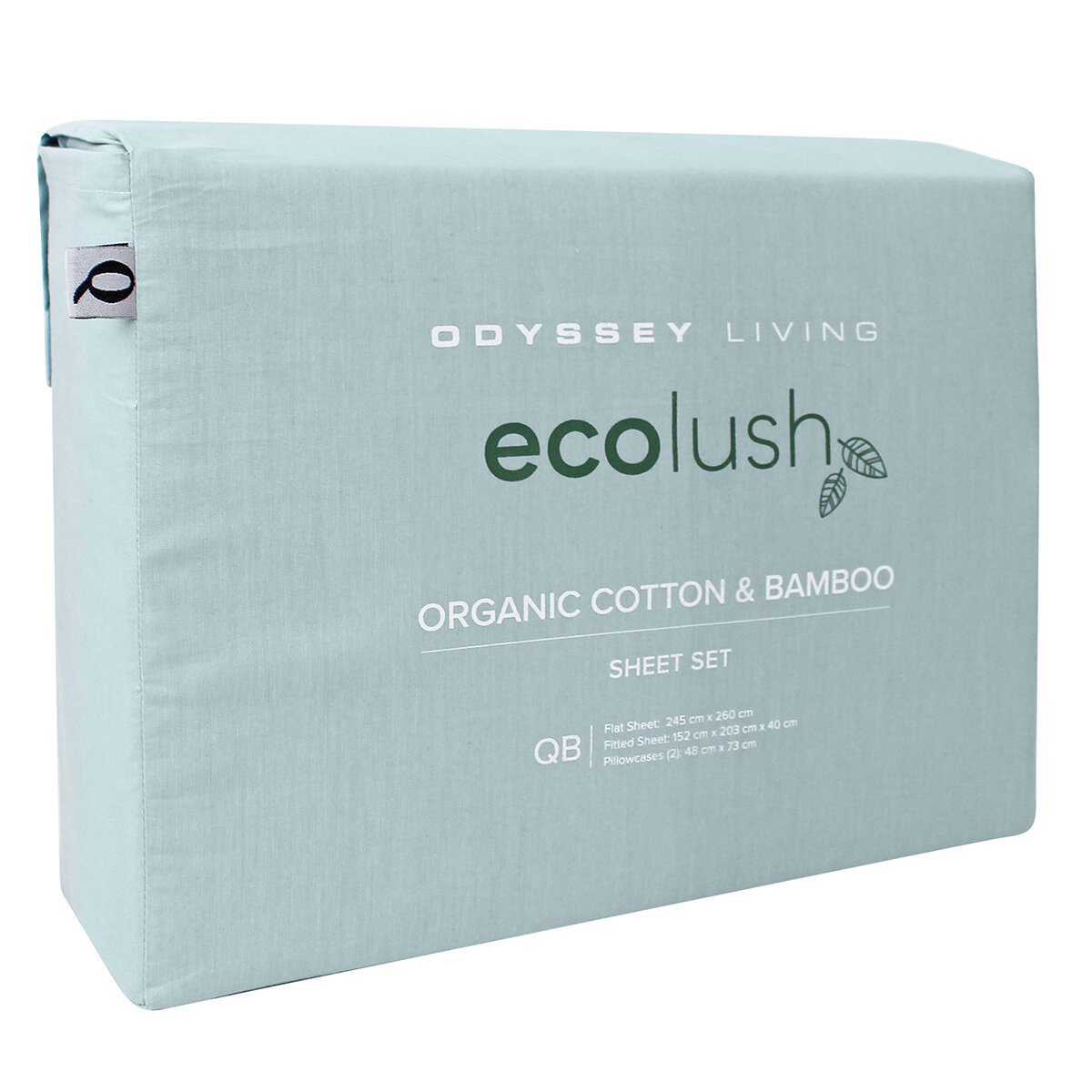 Odyssey Living Eco Lush Organic Cotton and Bamboo King Sheet Set Cloud