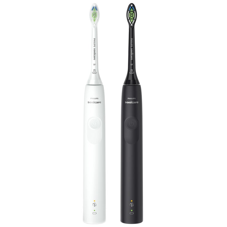 Philips Sonicare 3100 Range Black and White Bundle Pack Toothbrush HX3676/34 Philips Sonicare 3100 Range Black and White Bundle Pack Toothbrush HX3676/34
