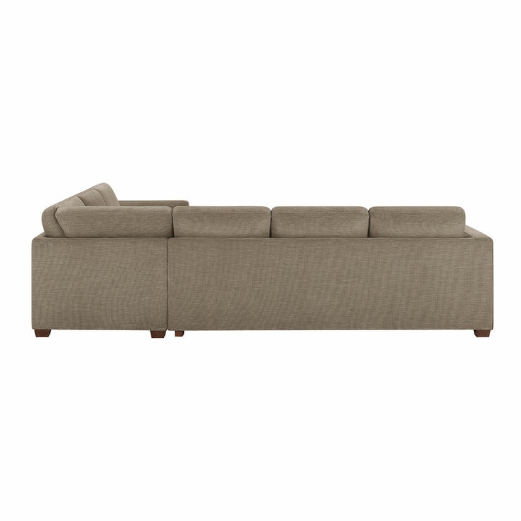 Thomasville Caler 3 Piece Fabric Sectional with Sleeper and Storage Seat Thomasville Caler 3 Piece Fabric Sectional with Sleeper and Storage Seat