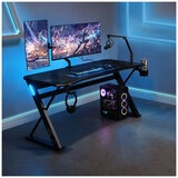 Bayside Furnishings Radius 151 cm DPS Gaming Desk CSC60GD-1