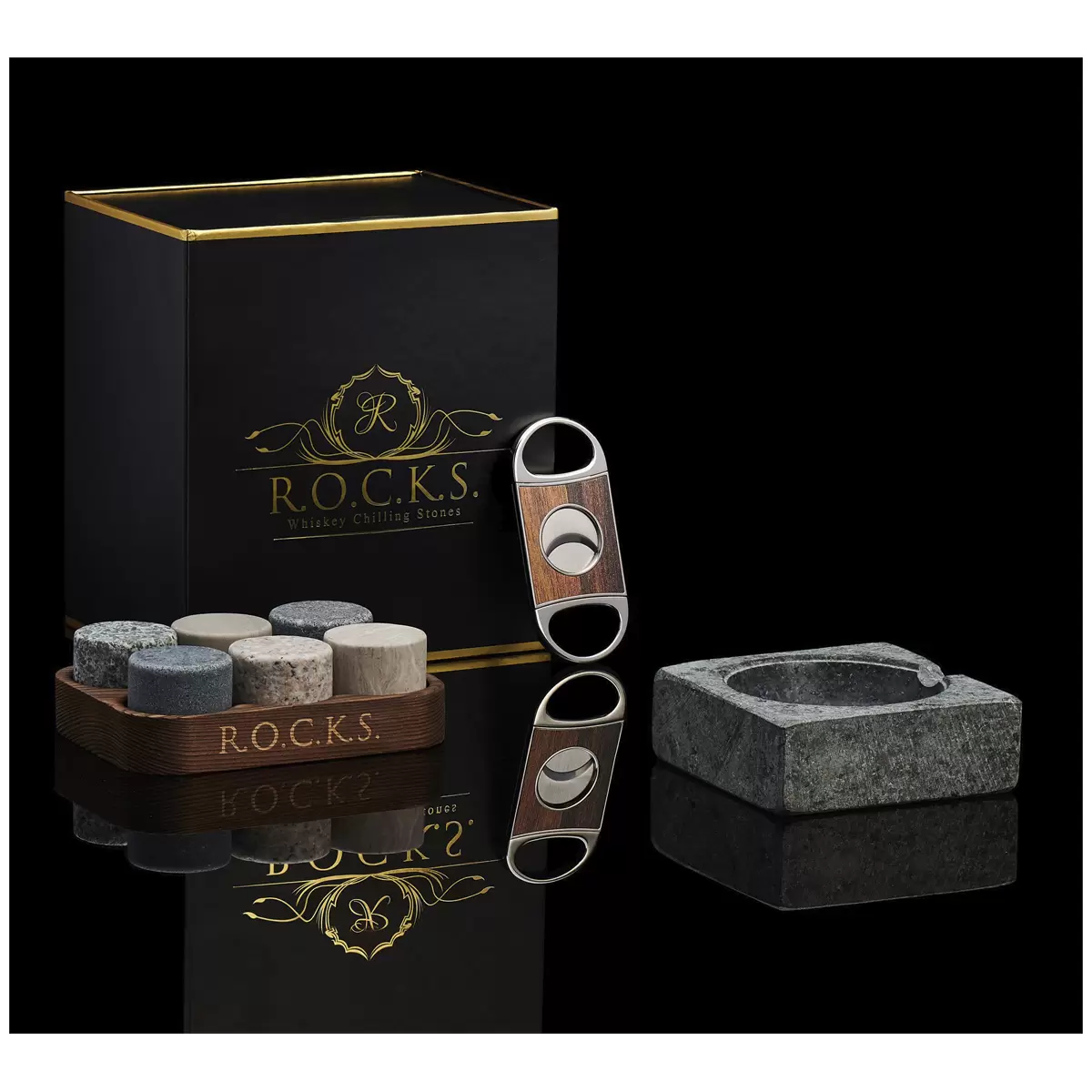 Wine Stash Cigar and Whisky Gift Set