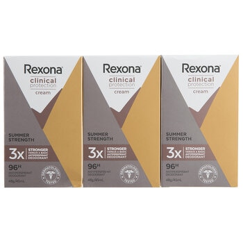 Rexona Clinical Protection Antiperspirant Deodorant Men/Women 3x45ml