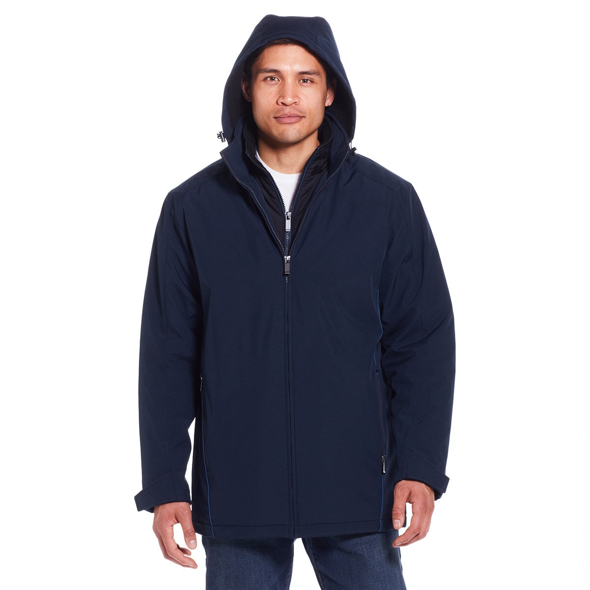 Weatherproof Men's Ultra Tech Bib Front Jacket