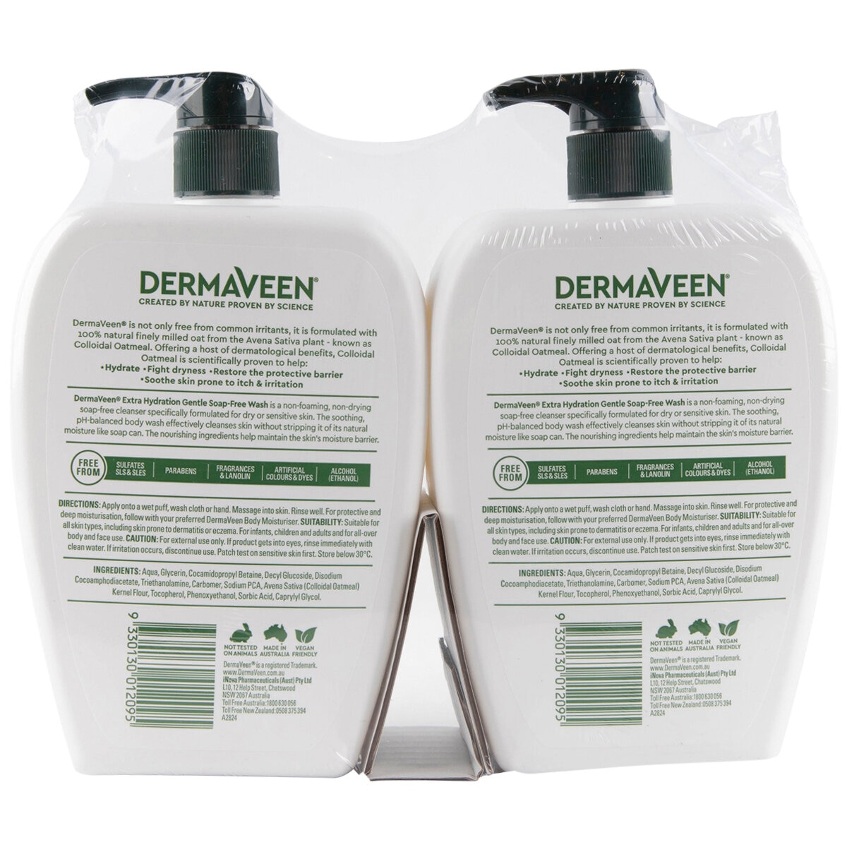 Dermaveen Soap Free Wash 2 x 1 Litre