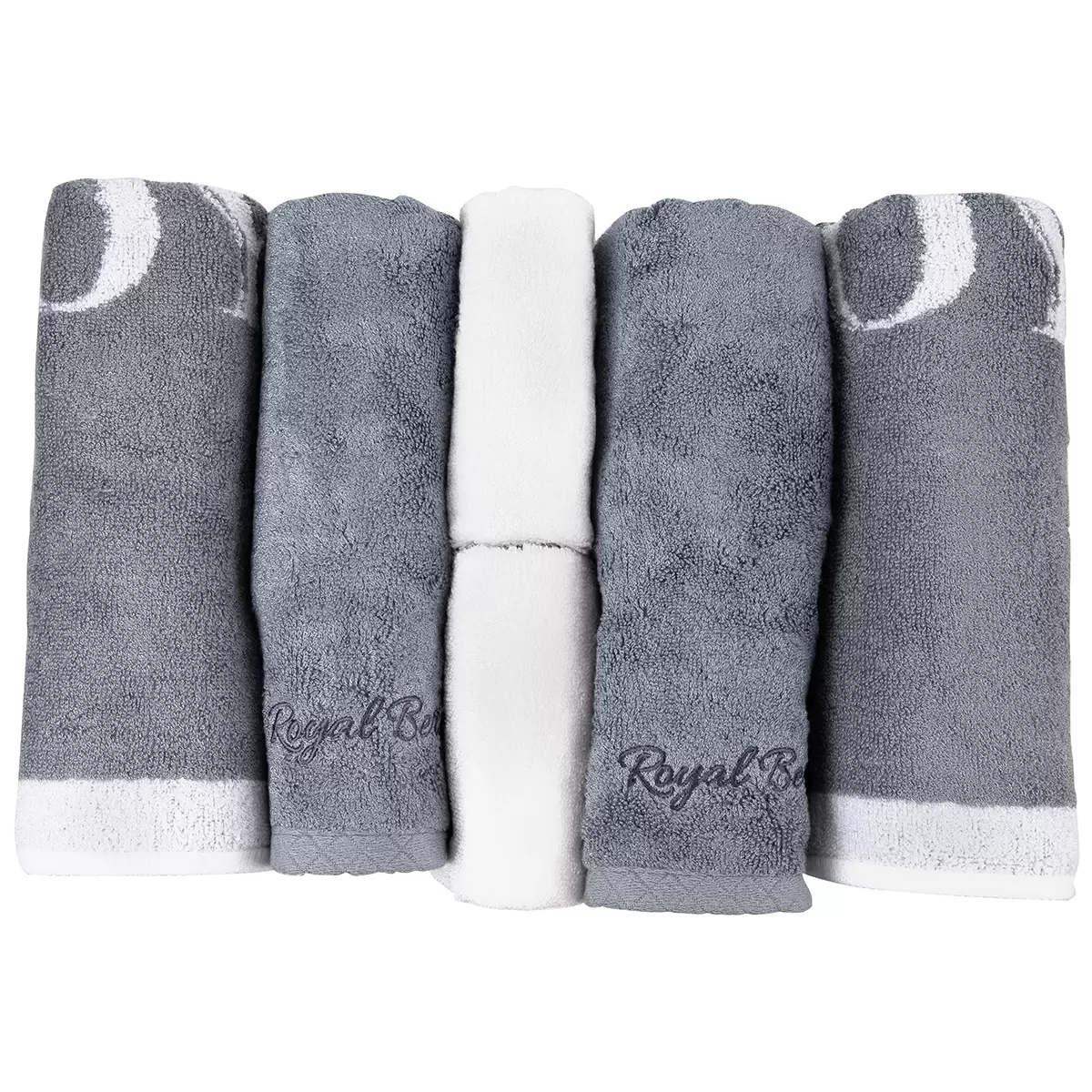 Royal Bergen Bamboo Hand Face Bath Towel Gift Set 6 Piece