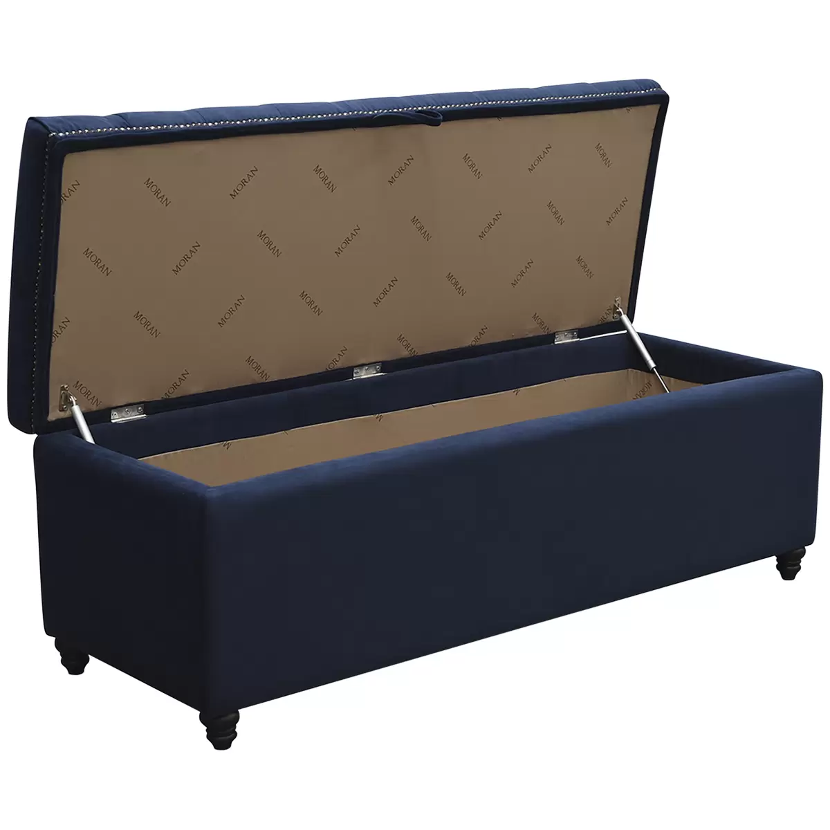 Moran Princess Fabric Storage Ottoman 