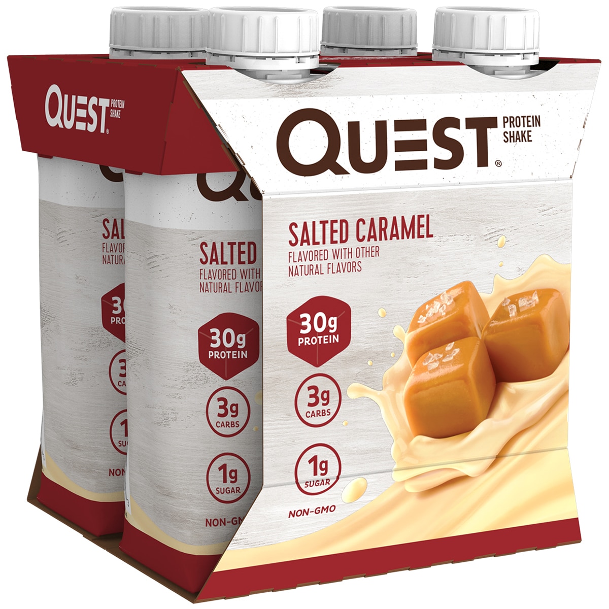 Quest Protein Shake Salted Caramel 325ml x 12 | Costco Australia