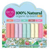 eos Natural organic lip balm 9 sticks