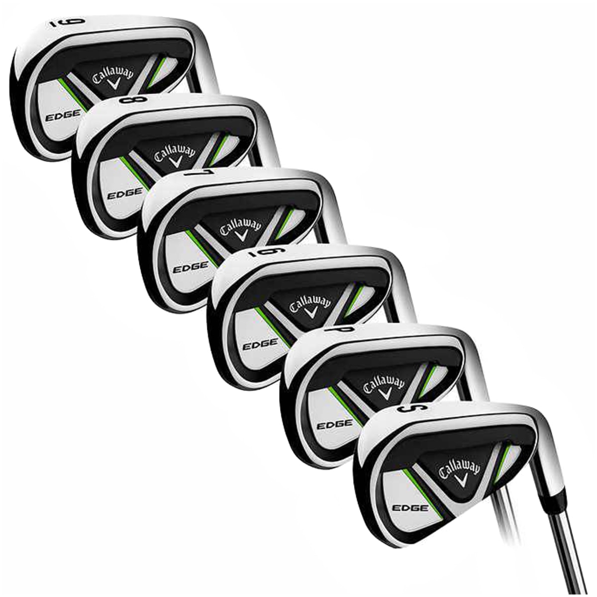 Callaway Edge Men's Right Hand Regular Flex Shaft Golf Clubs 10pc