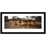 Ken Duncan 40 Dogmans Hut, Alpine NP Framed Print Black