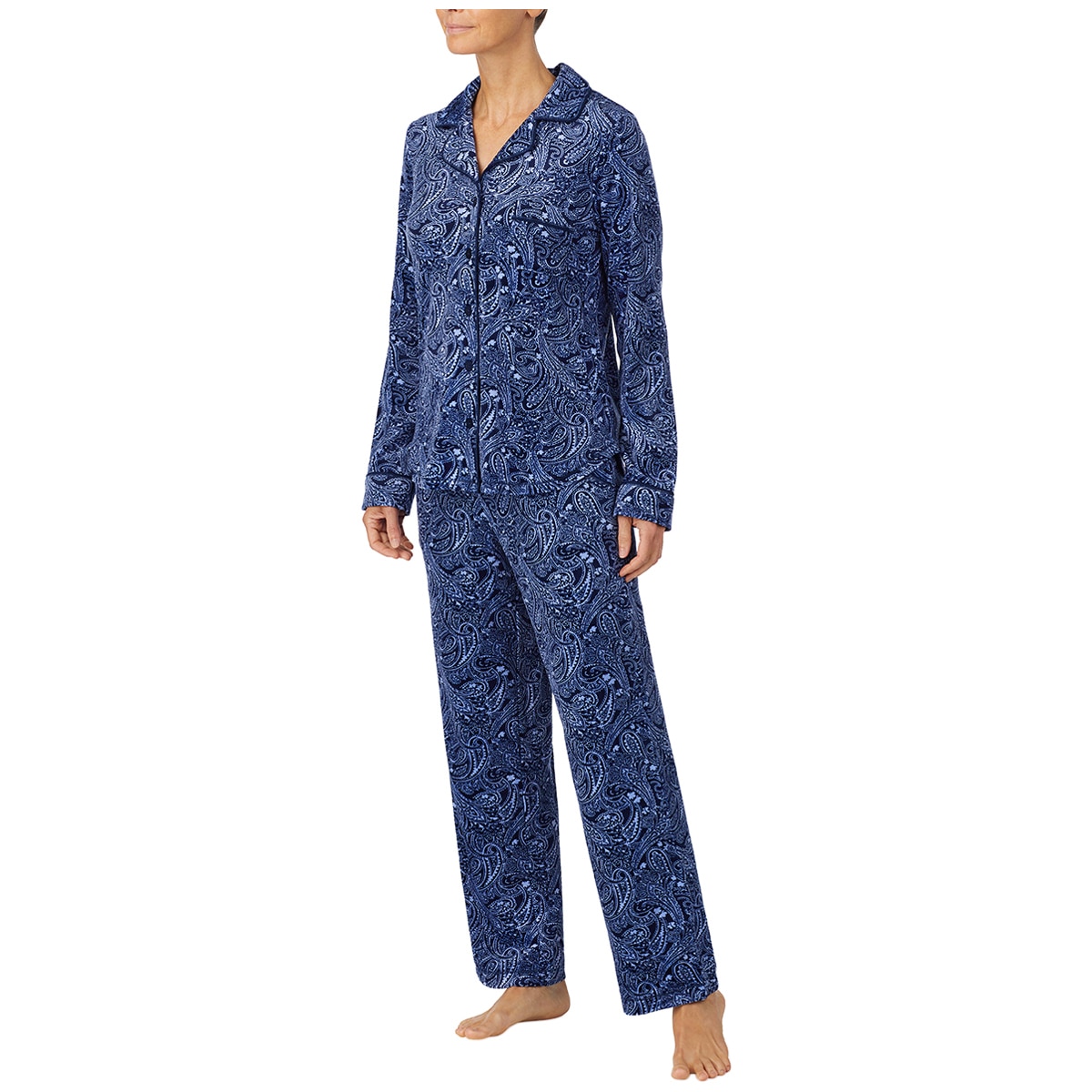 Carole Hochman Women's 2 Piece PJ Set - Blue Print | Costco Australia