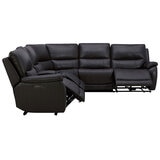 Gilman Creek Leather Power Reclining Sectional With Power Headrests