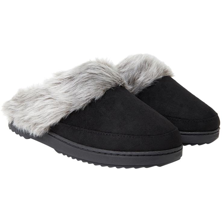 Dearfoam Women's Slippers Allison Black | Costco Australia