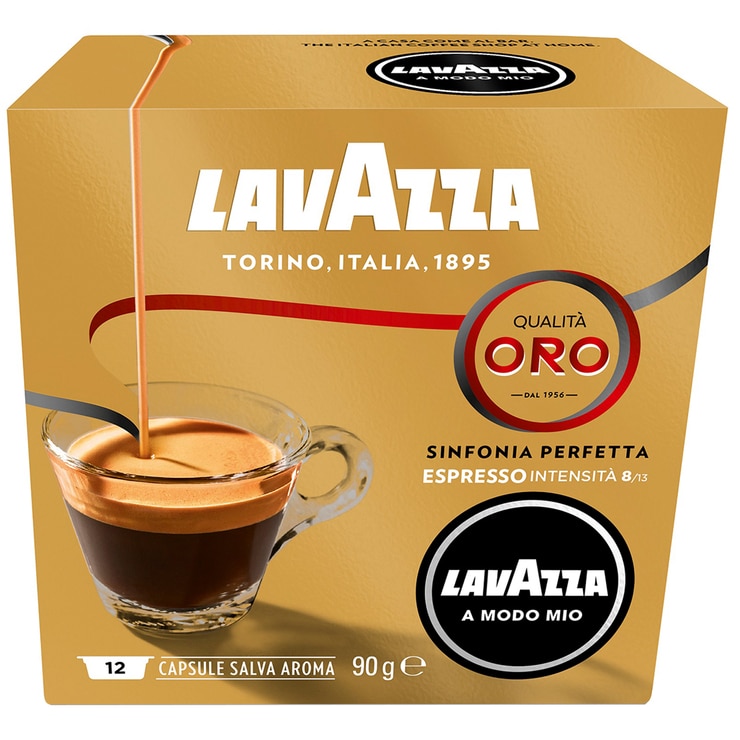 Lavazza A Modo Mio Qualita Oro Coffee Capsules 96pk Free Lavazza