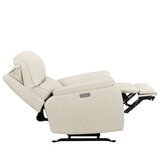 Barcalounger Leather Power Glider Recliner With Power Headrest