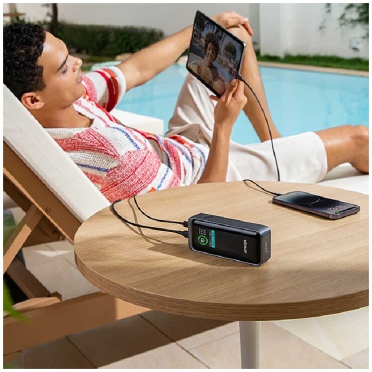 Anker Prime 12K 130W Power Bank Black A1335011 Anker Prime 12K 130W Power Bank Black A1335011