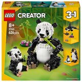 LEGO Creator 3in1 Wild Animals Panda Family Toy Playset 31165