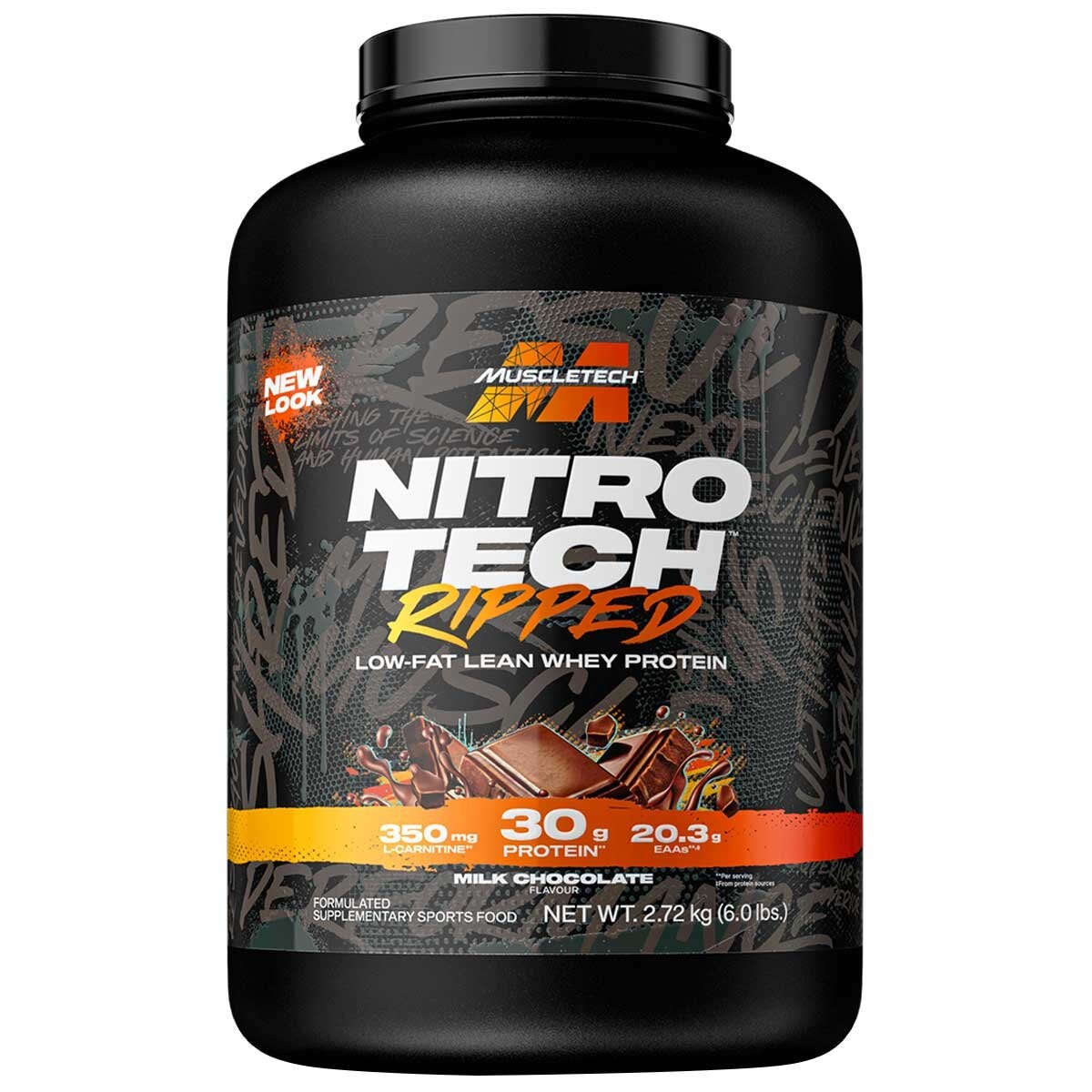 MuscleTech Nitro Tech Ripped Whey Protein Milk Chocolate 2.72kg MuscleTech Nitro Tech Ripped Whey Protein Milk Chocolate 2.72kg