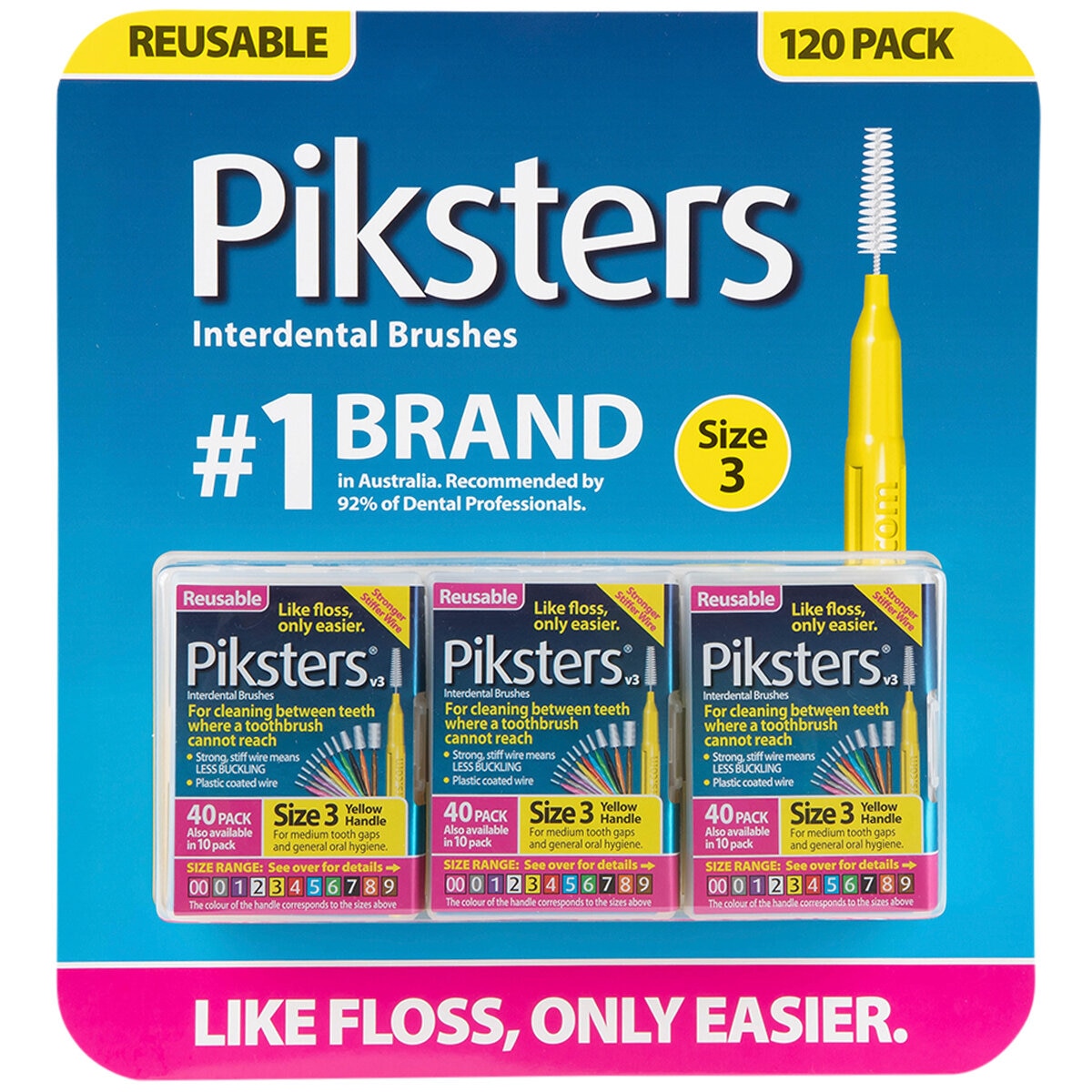 Piksters Interdental Brush 120pk