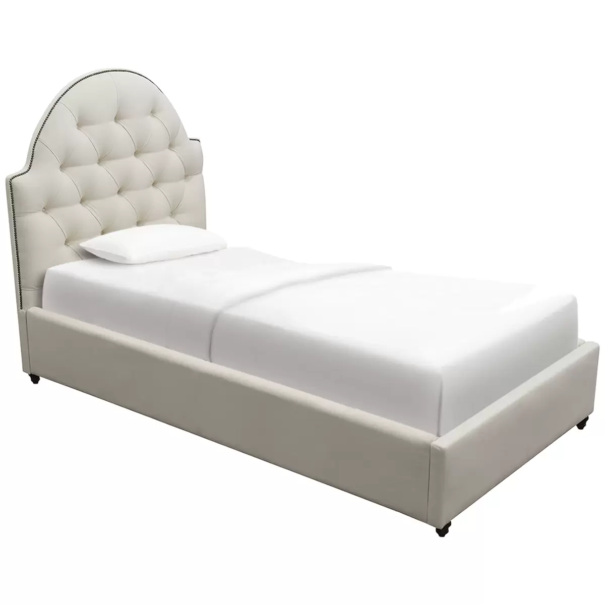 Moran Princess King Single Bed Head with Encasement and Slatted Base 