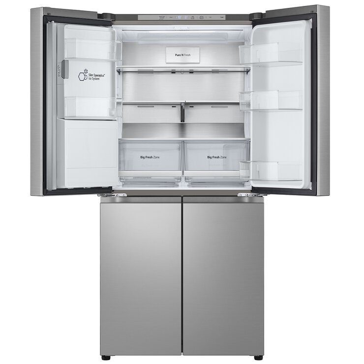 LG 508L French Door Fridge with Slim In-door Ice and Water Dispenser Stainless Steel GF-L500PL LG 508L French Door Fridge with Slim In-door Ice and Water Dispenser Stainless Steel GF-L500PL