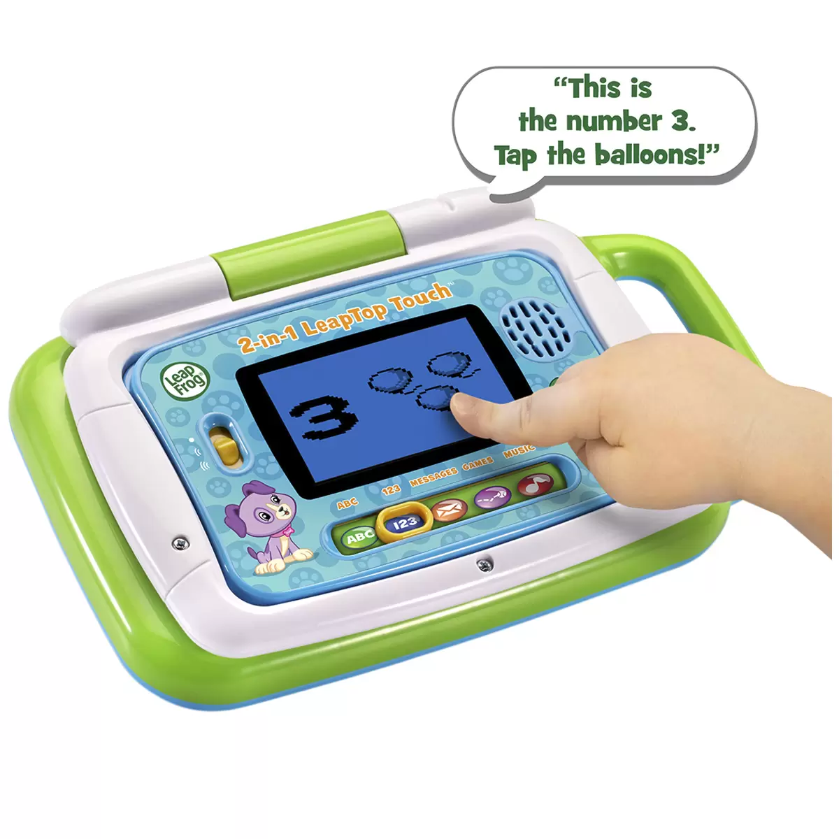 Leapfrog 2-in-1 My LeapTop Touch Laptop Green