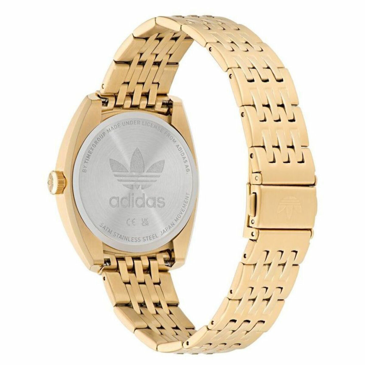 Adidas Originals Edition One Gold Tone Stainless Steel Watch AOFH23509 Adidas Originals Edition One Gold Tone Stainless Steel Watch AOFH23509