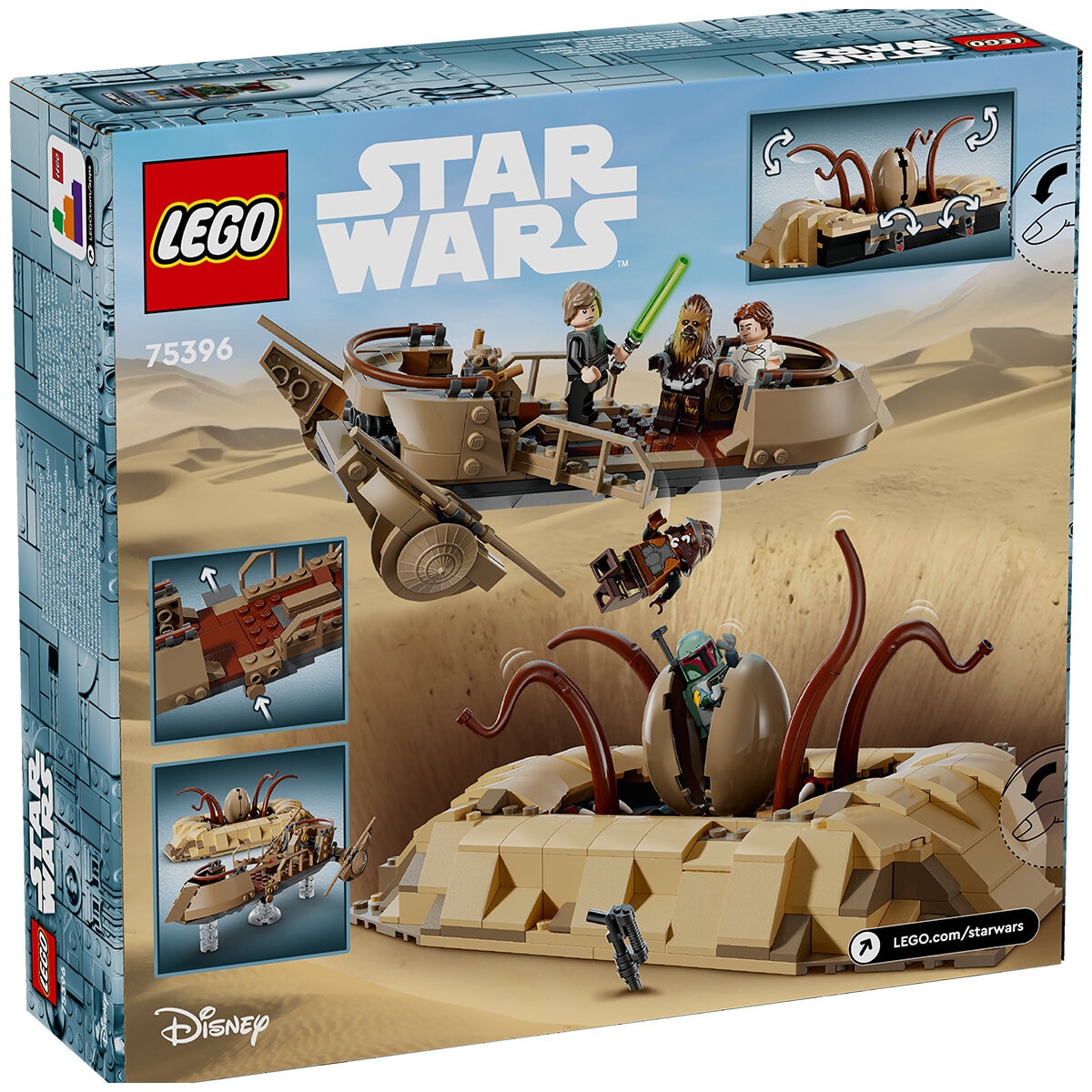 LEGO Star Wars Desert Skiff & Sarlacc Pit Set 75396