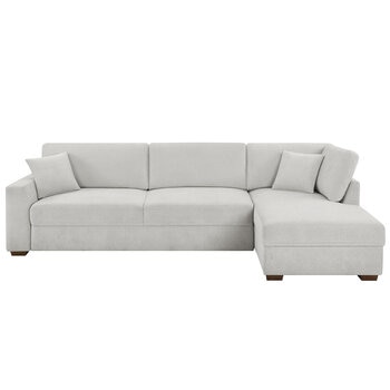 Thomasville Fabric Convertible Sectional With Chaise 2 Piece