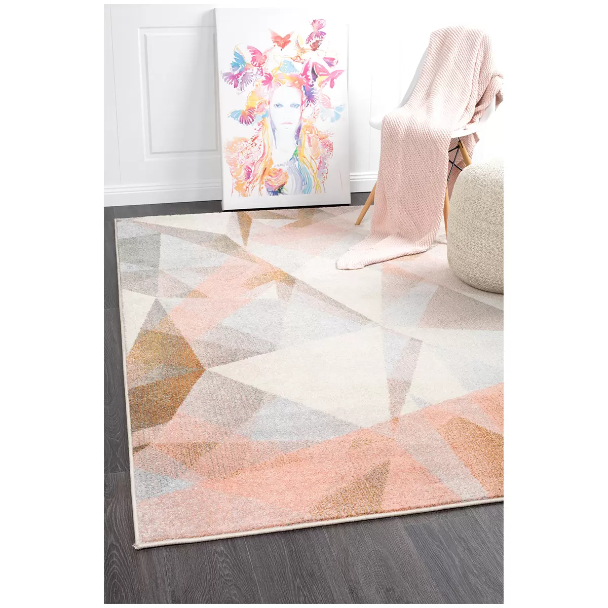 Rug Culture Dimensions 425 Blush Rug 400 x 300cm