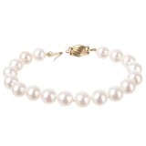 14KT Yellow Gold Freshwater Pearl Bracelet