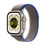 Apple Watch Ultra GPS + Cellular 49mm Titanium Case with Trail Loop Blue/Grey