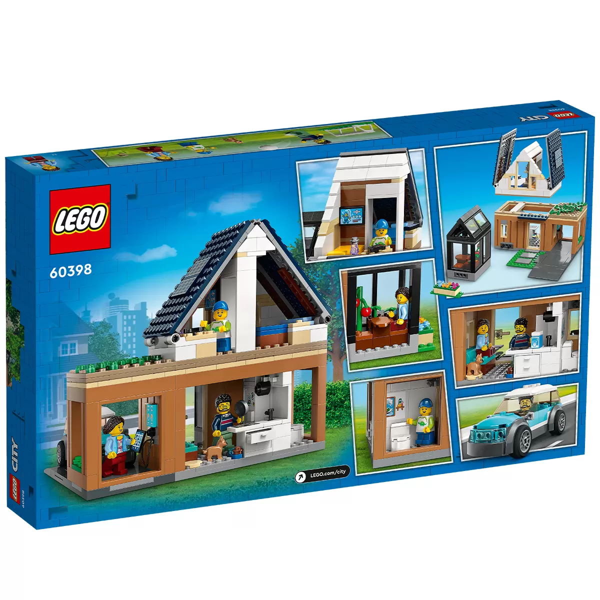 LEGO City Family House and Electric Car 60398