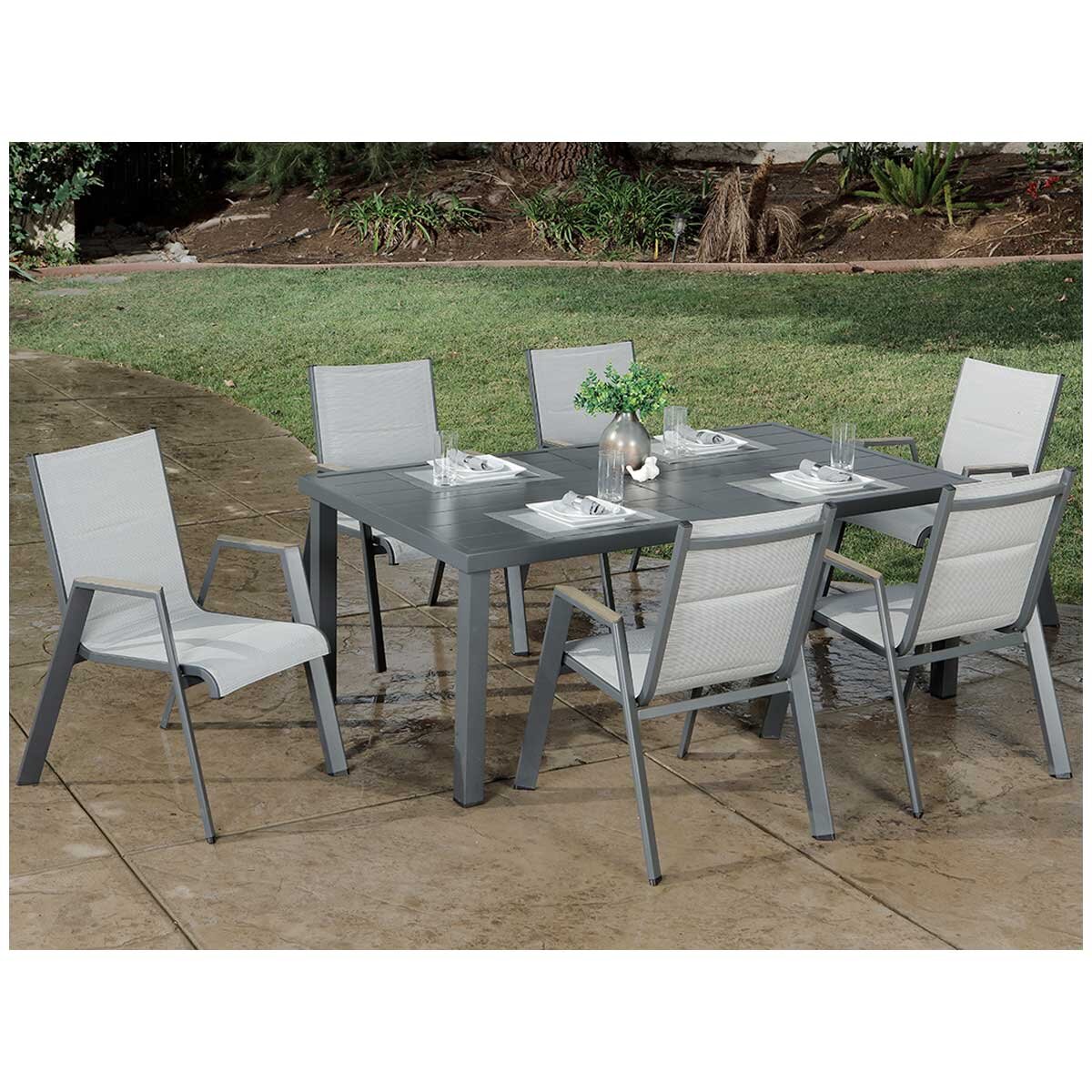 Pacific Marathon 7 Piece Dining Set