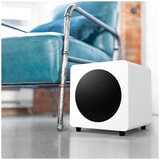 Kanto SUB8 300W 8 Inch Sealed Powered Subwoofer Matte White KO-SUB8VMW-I