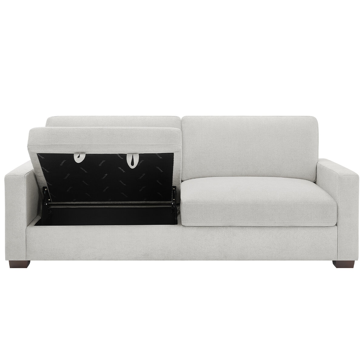 Thomasville Fabric Sofa With Storage Seats