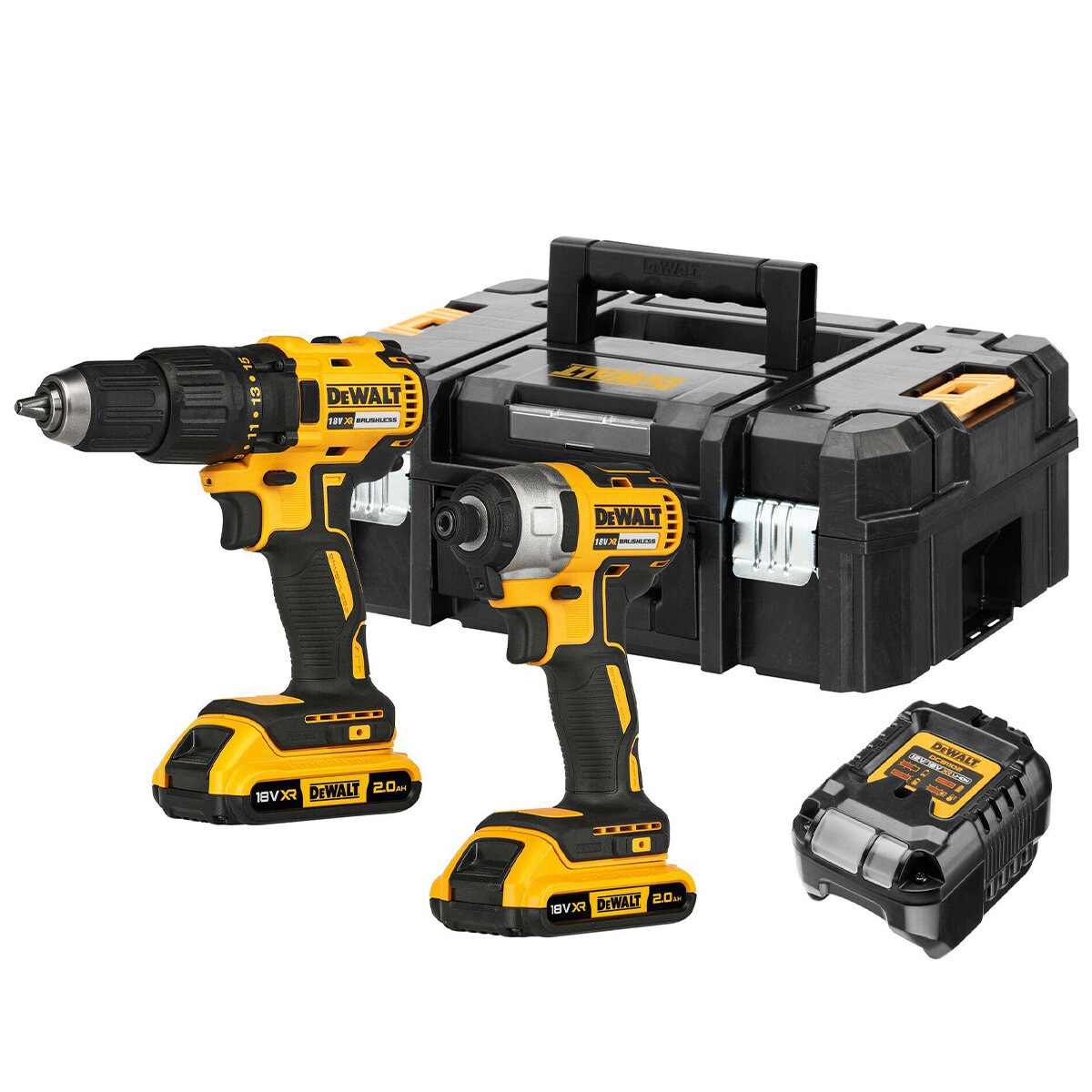 Dewalt two piece drill set sale