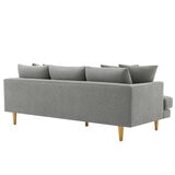 Crown Fabric Sofa Light Grey