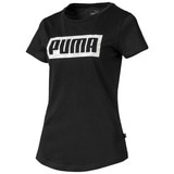 Puma-Women's Graphic Logo Tee - Black