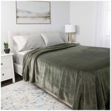 Kirkland Signature Plush Blanket Queen Green