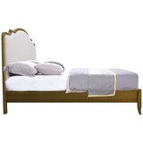 Moran Riviera King Bed, Cream Fabric