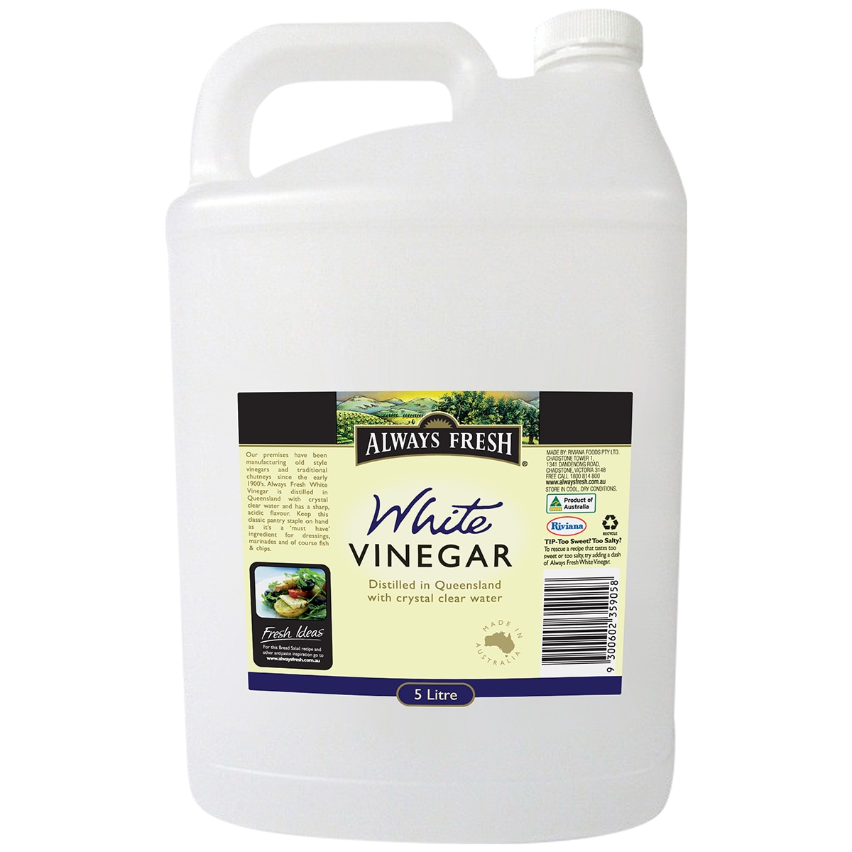 Always Fresh White Vinegar 5 Litre Costco Australia