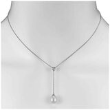 18KT White Gold Cultured Freshwater Pearl Pendant