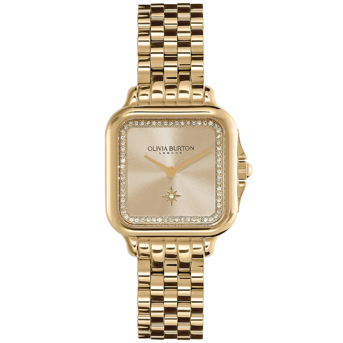 Olivia Burton Gold Steel Dial Women's Watch 24000084