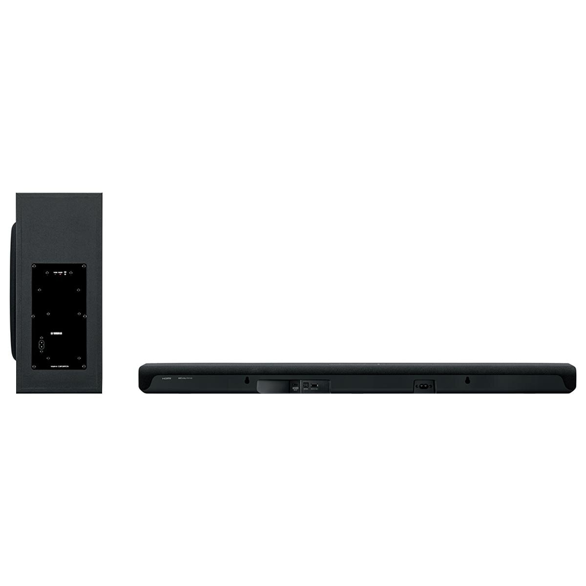 Yamaha Sound Bar With External Subwoofer Black SRB40AB