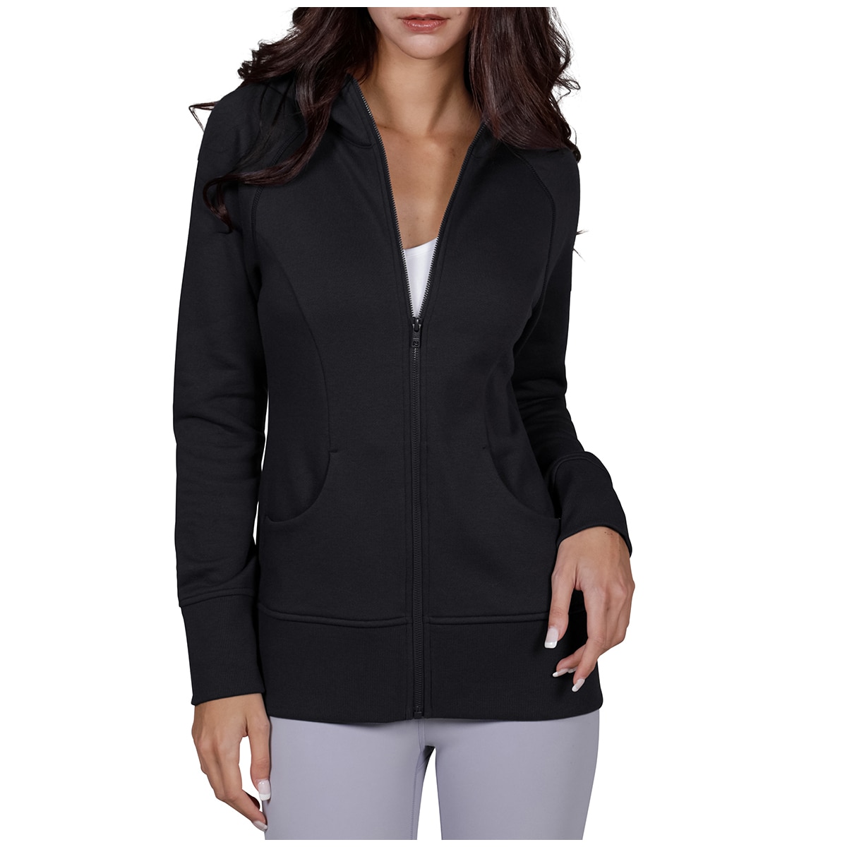 90 Degree By Reflex Full Zip Athletic Hoodies for Women