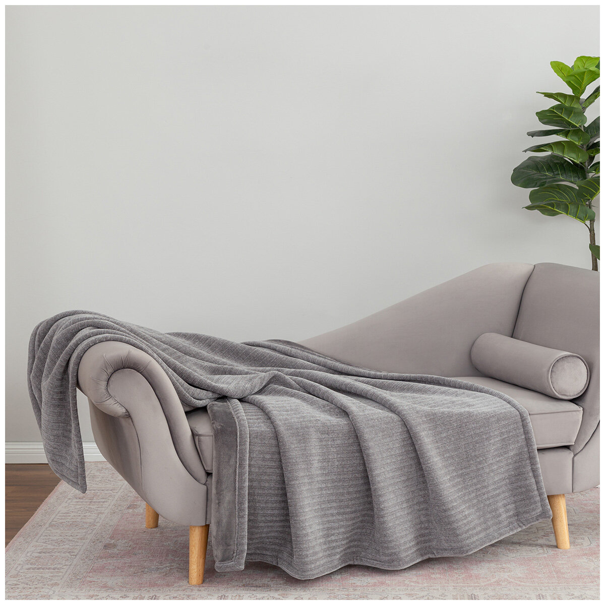 Berkshire Chenille Knit Throw 152cm x 178cm